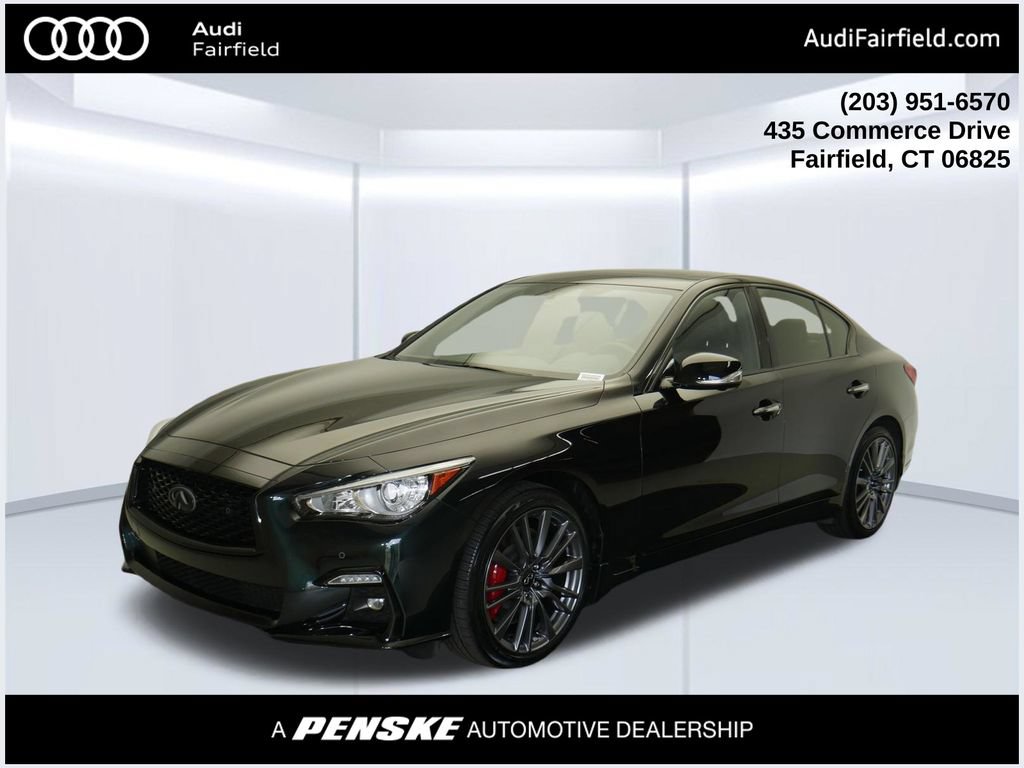 Used 2024 INFINITI Q50 Red Sport 400 w/ Black Opal Edition AWD/4WD image 1