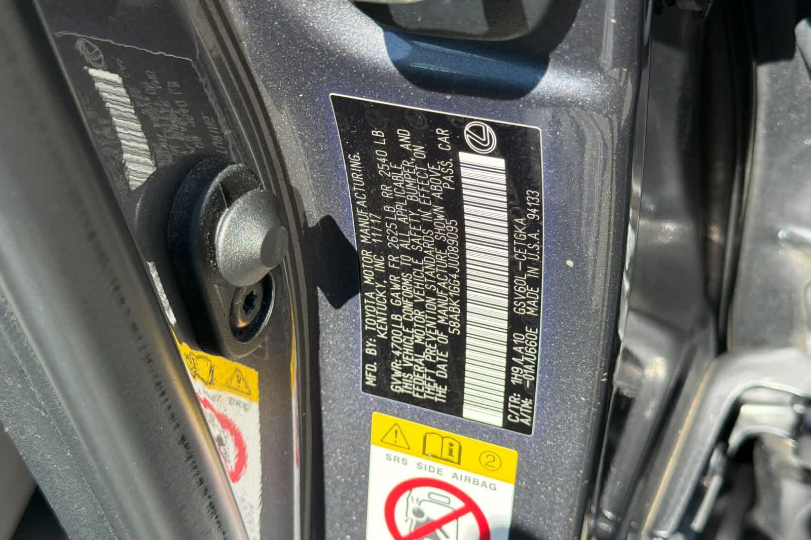 Used 2018 Lexus ES 350 w/ Accessory Package FWD image 33