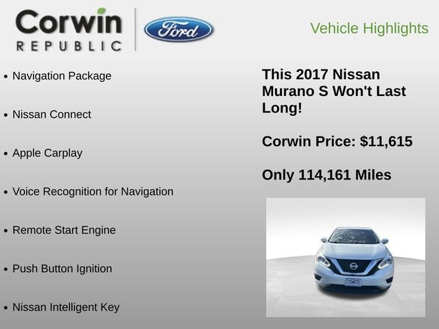 Used 2017 Nissan Murano S w/ Navigation Package image 6