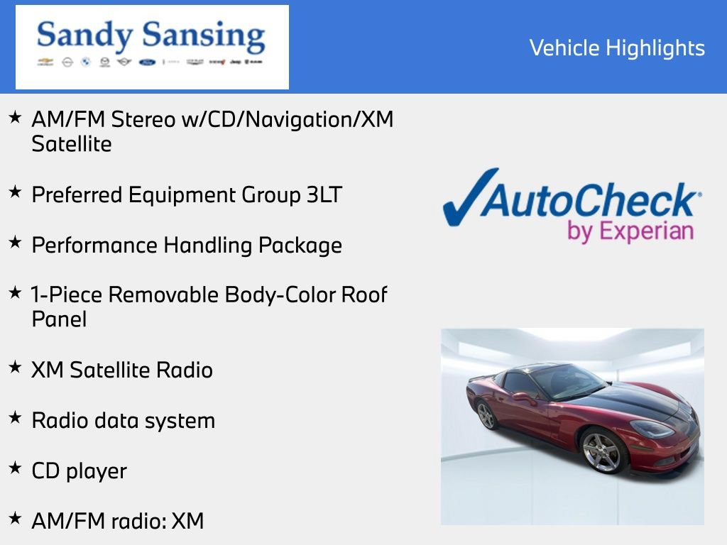 Used 2008 Chevrolet Corvette Coupe w/ Preferred Equipment Group RWD image 7