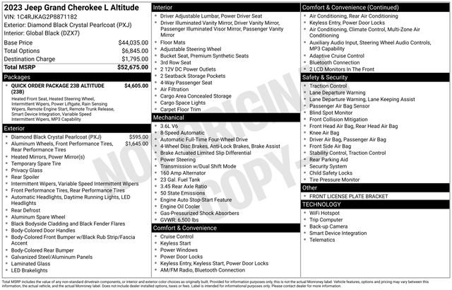 Used 2023 Jeep Grand Cherokee L Laredo image 4