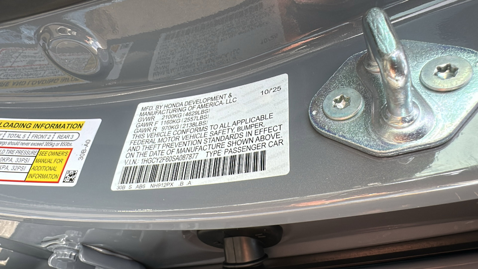 New 2025 Honda Accord EX-L image 30