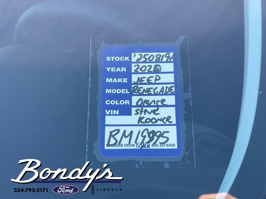 Used 2020 Jeep Renegade Sport w/ Sport Appearance Group image 21