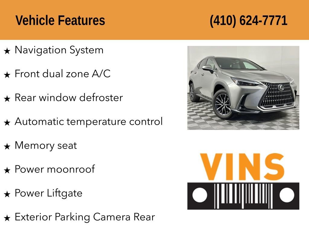Used 2024 Lexus NX 250 FWD w/ Premium Package image 5