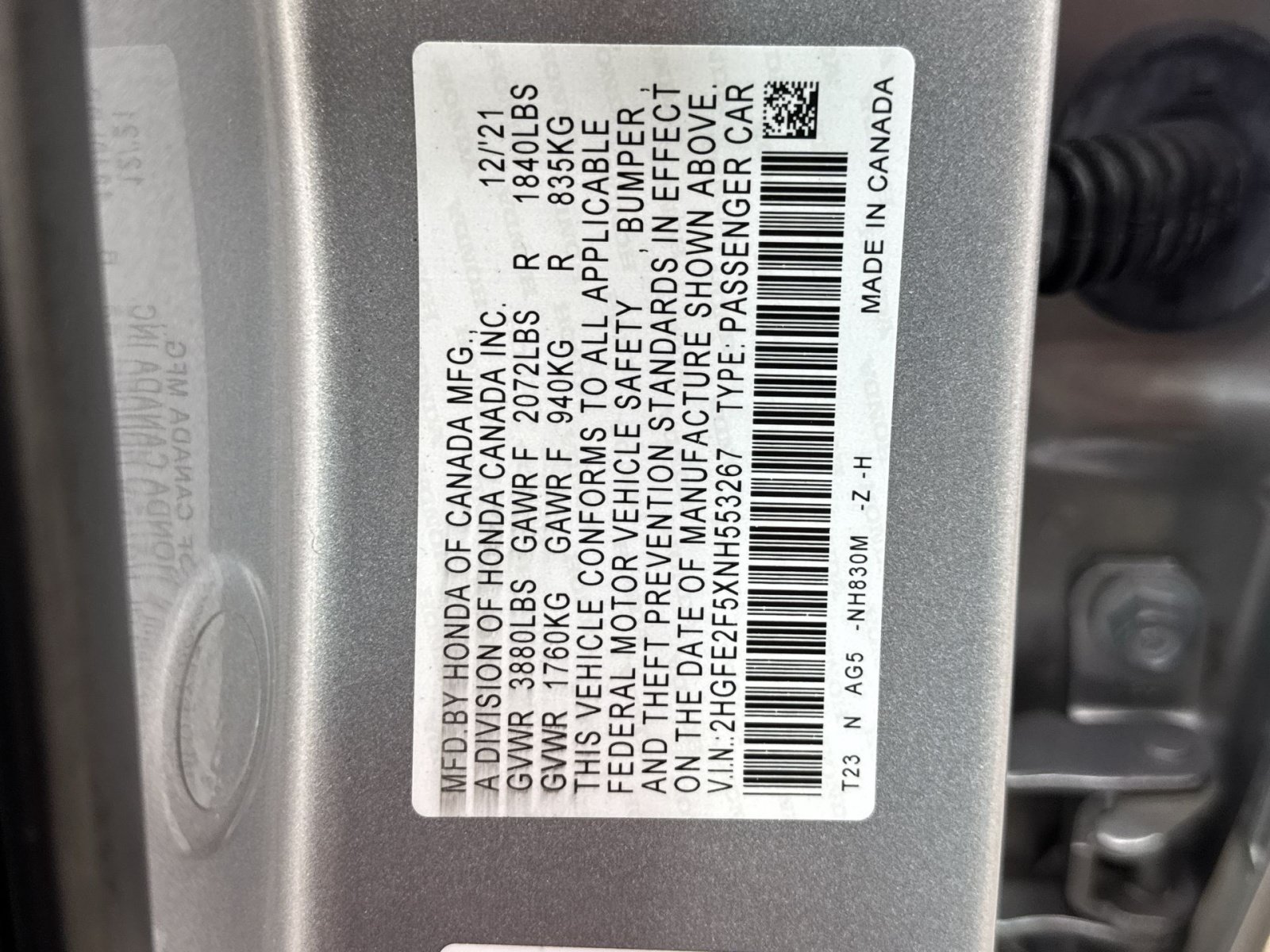 Used 2022 Honda Civic Sport image 40