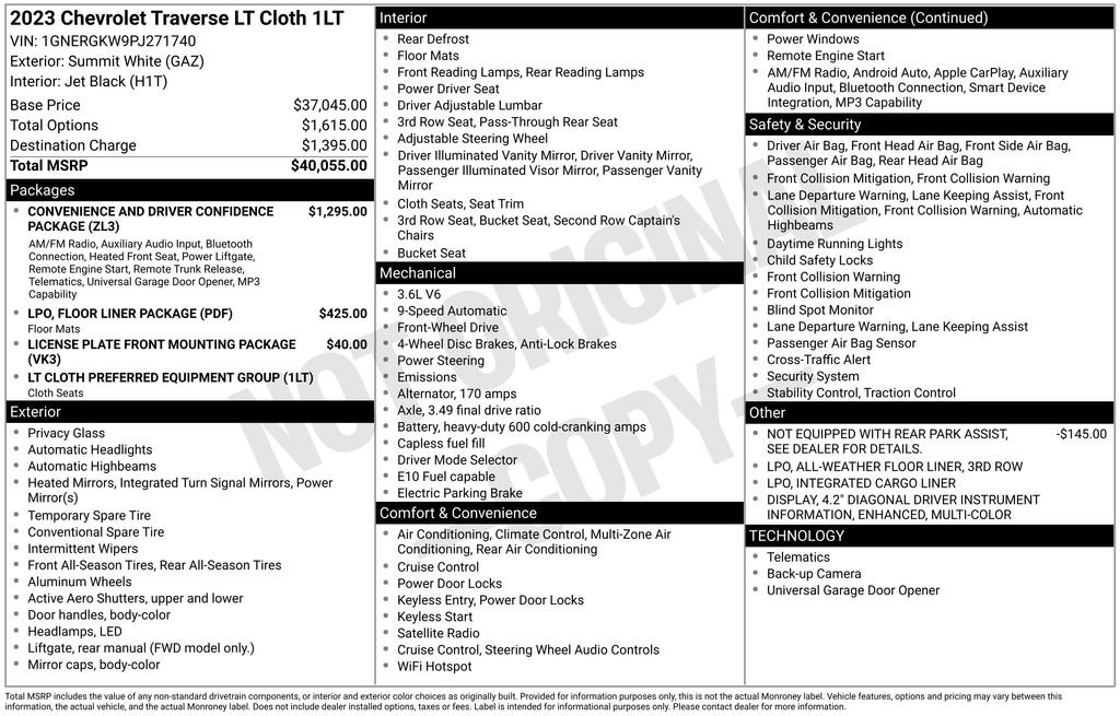 Certified 2023 Chevrolet Traverse LT FWD image 5