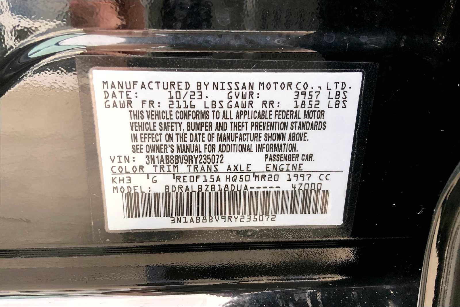 Used 2024 Nissan Sentra S FWD image 33
