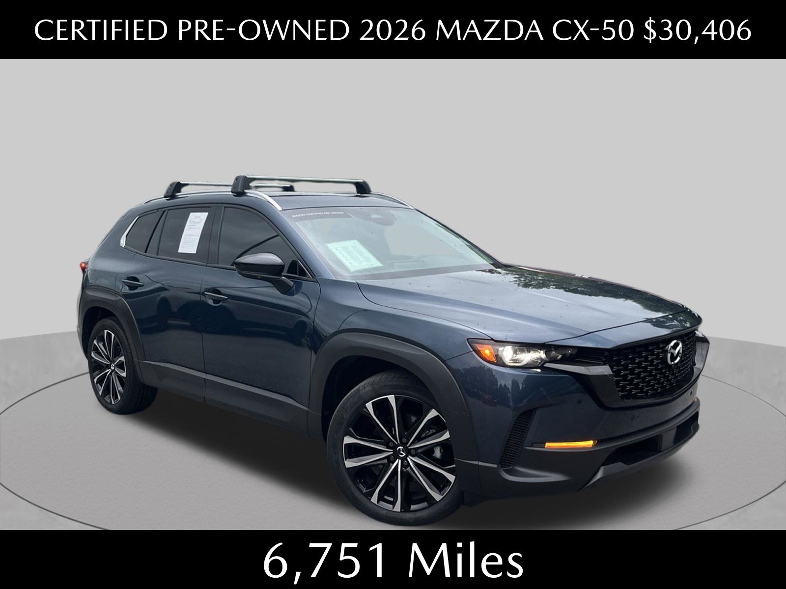 Certified 2026 MAZDA CX-50 AWD 2.5 S w/ Cargo Package 360° Tour