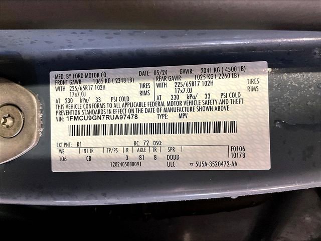 Used 2024 Ford Escape Active image 33