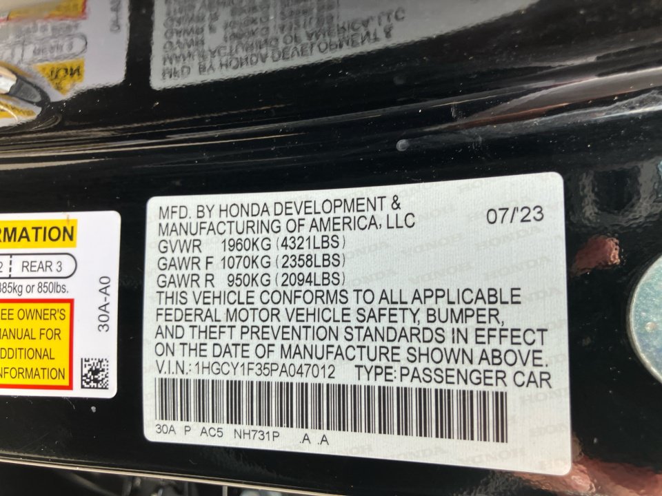 Used 2023 Honda Accord EX image 39