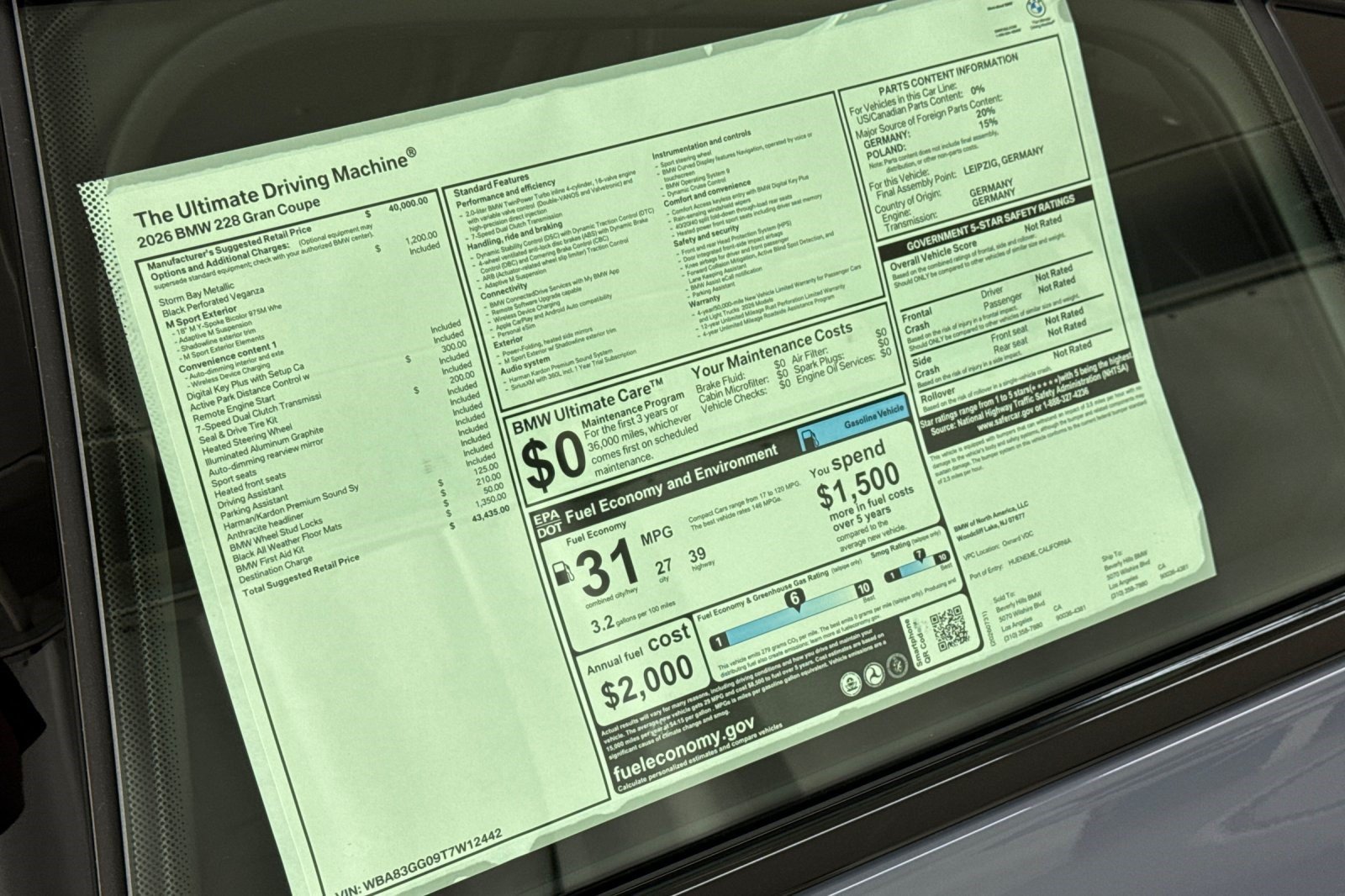 New 2026 BMW 228i FWD image 29