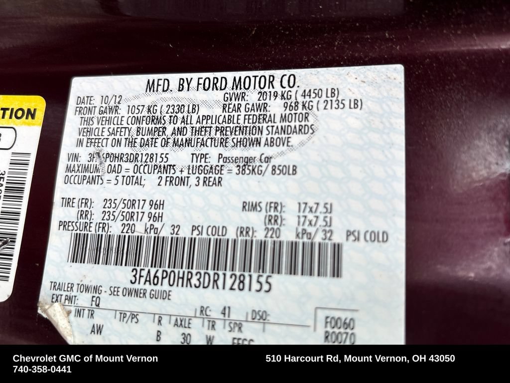 Used 2013 Ford Fusion SE FWD image 32