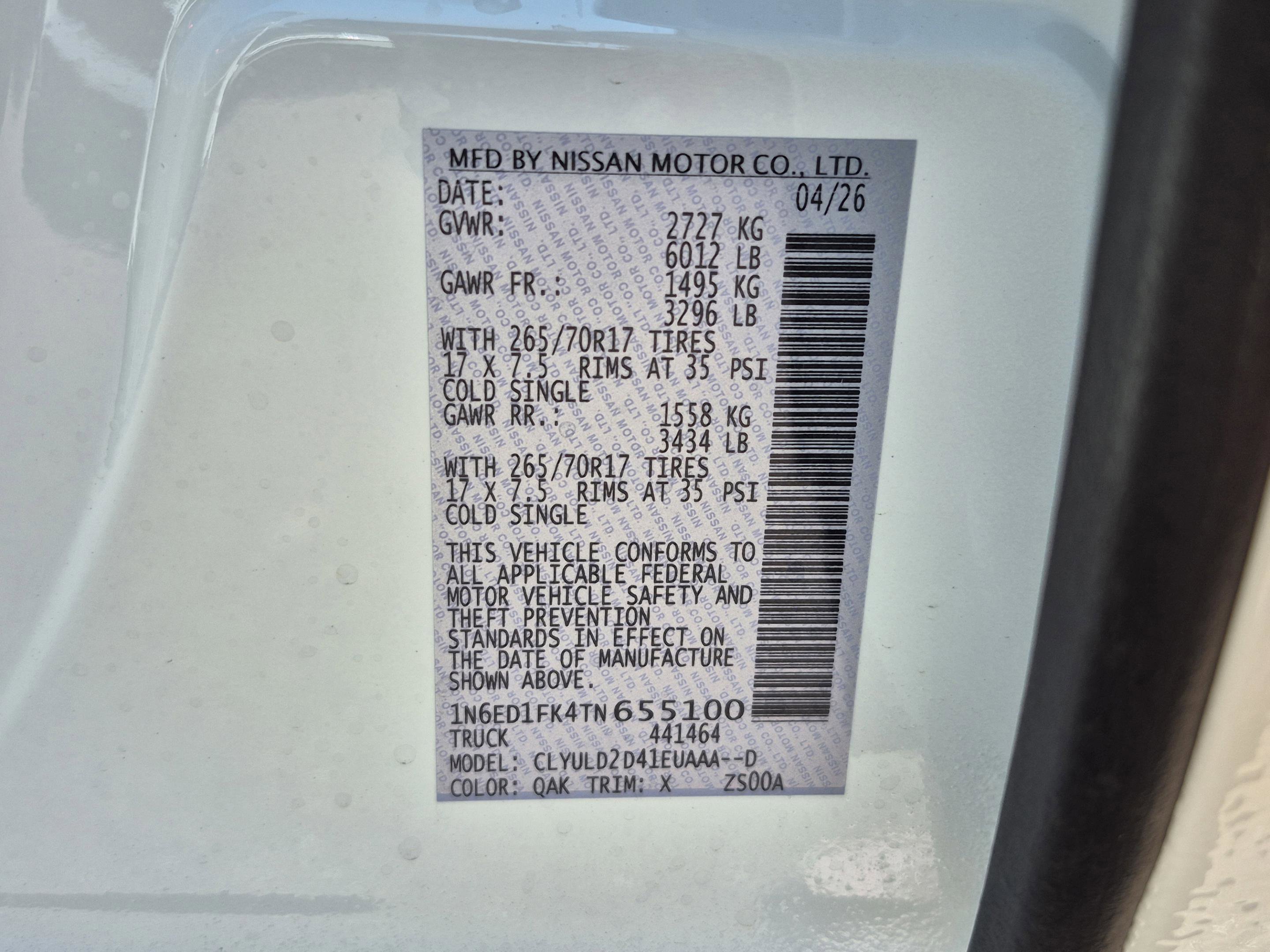New 2026 Nissan Frontier PRO-4X w/ Tow Package AWD/4WD image 34