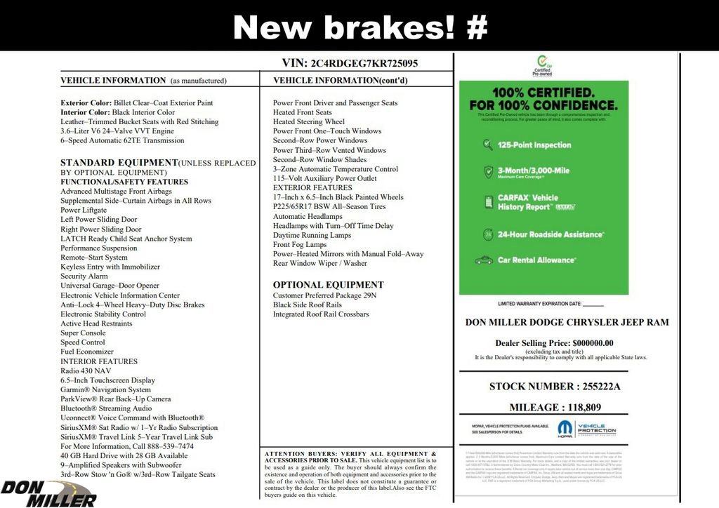 Certified 2019 Dodge Grand Caravan GT video 2