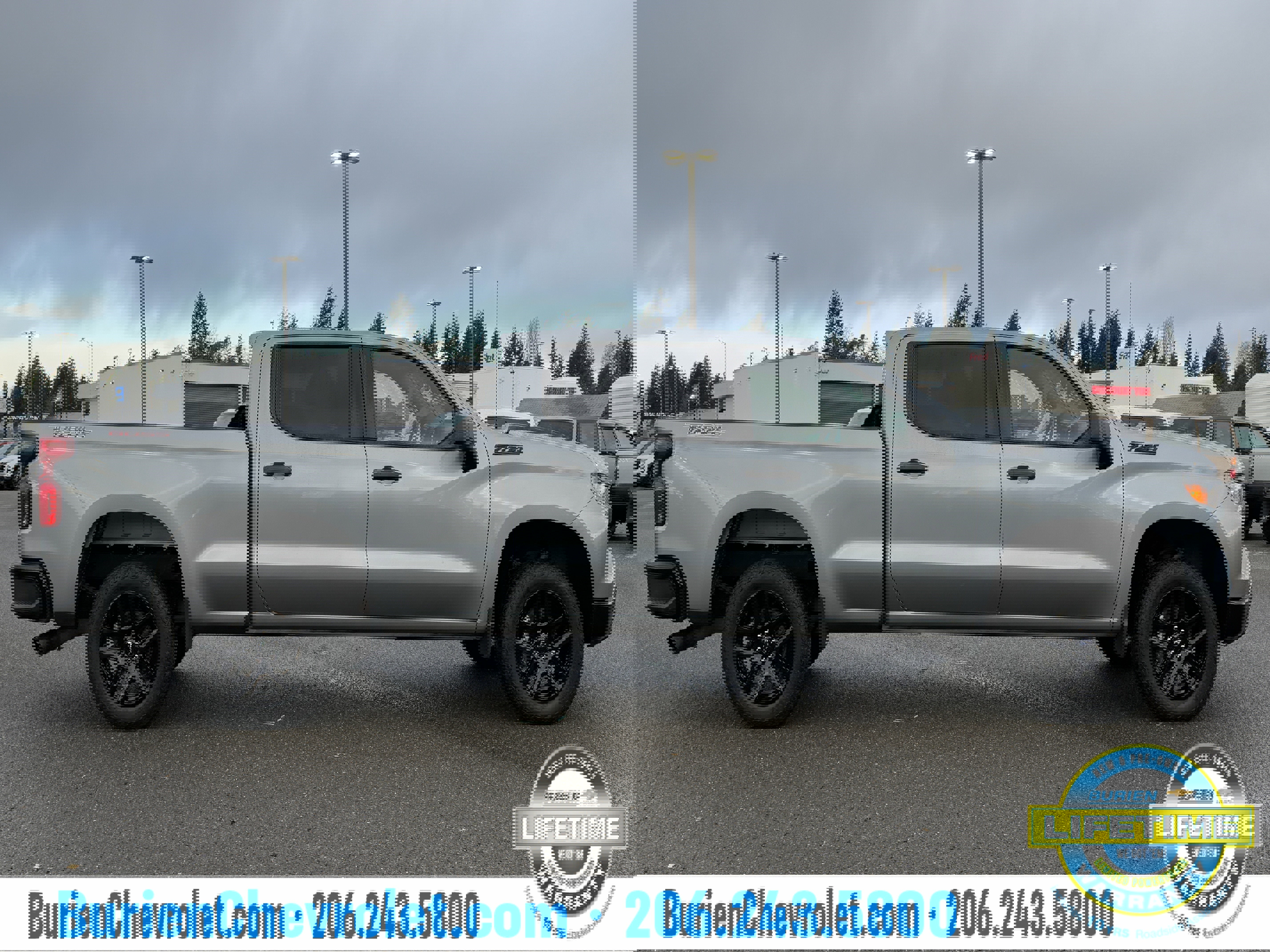 Used 2023 Chevrolet Silverado 1500 Custom Trail Boss w/ LPO, Dark Essentials Package image 6