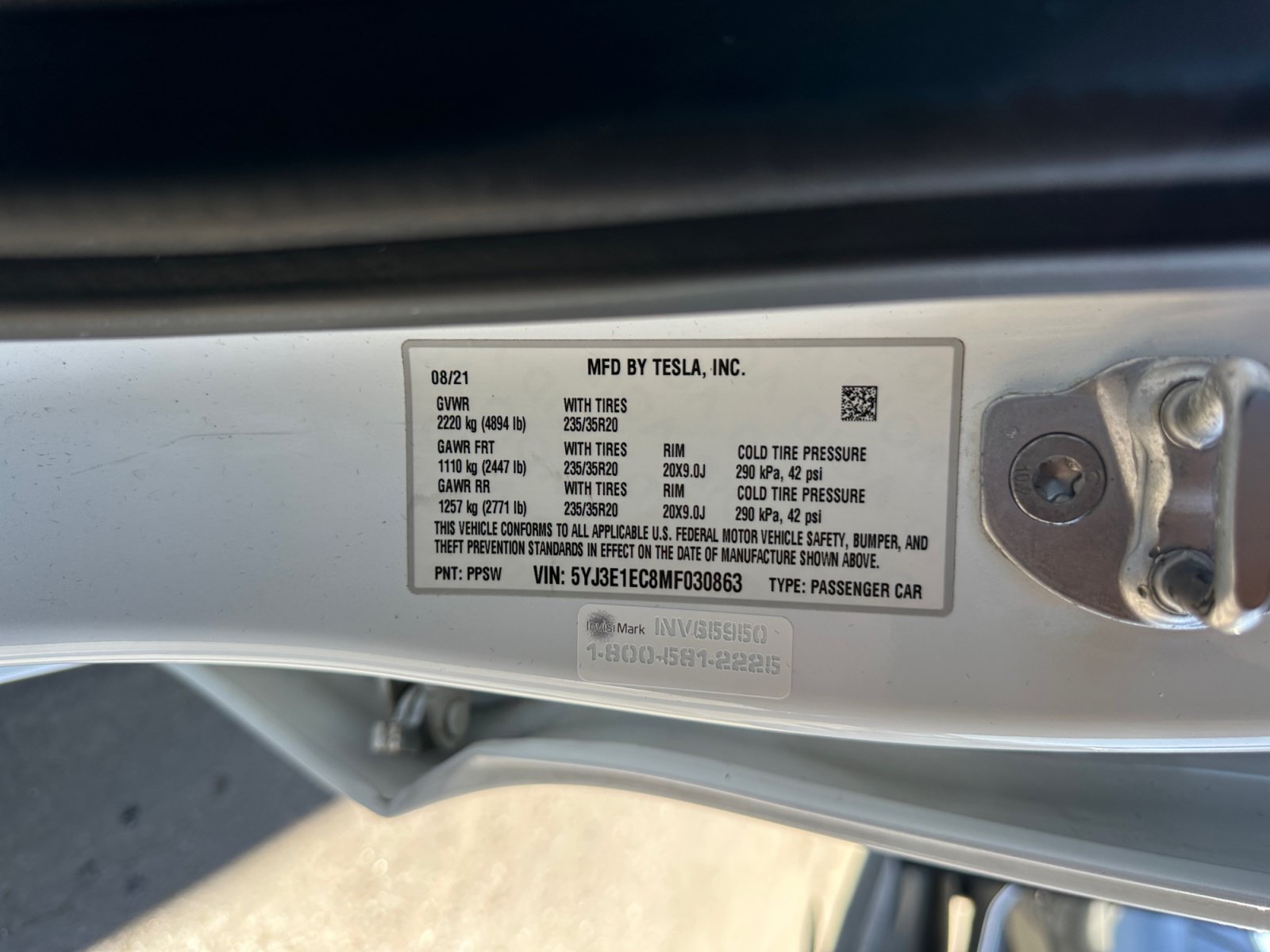 Used 2021 Tesla Model 3 Performance AWD/4WD image 24