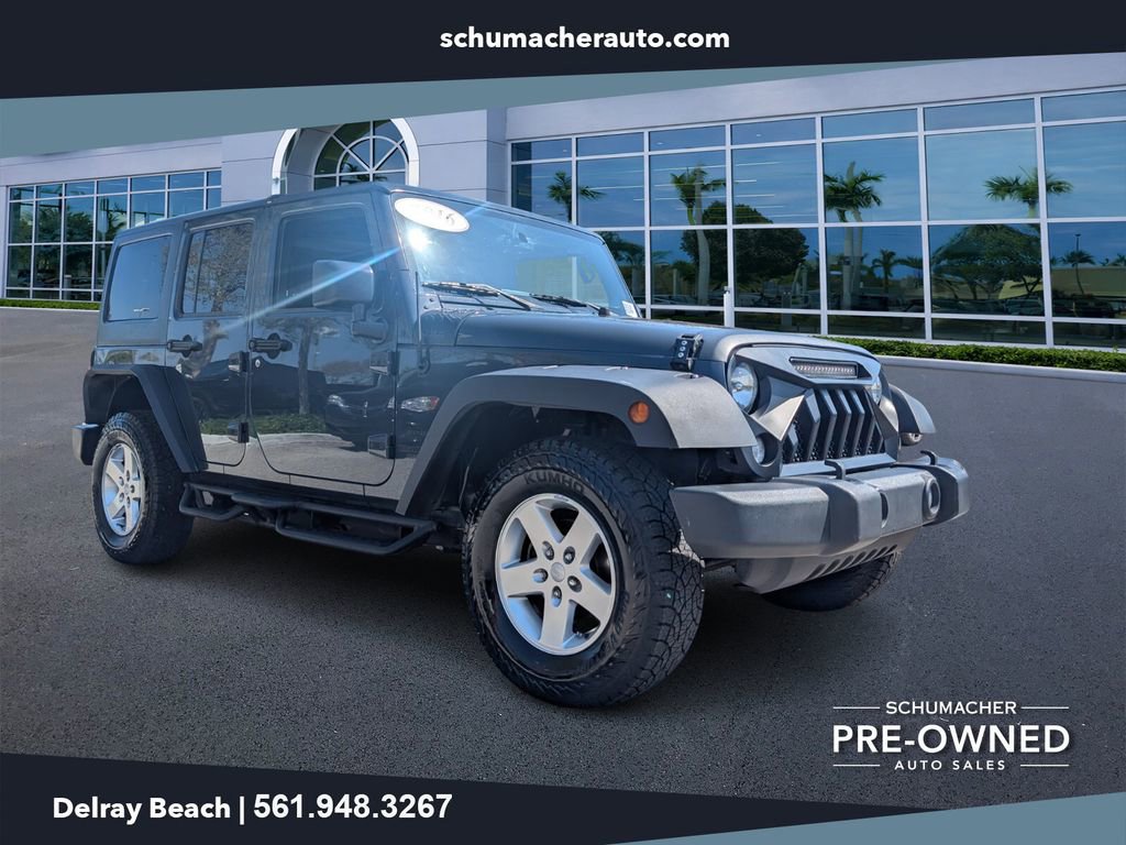 Used 2016 Jeep Wrangler Unlimited Sport w/ Quick Order Package 24S