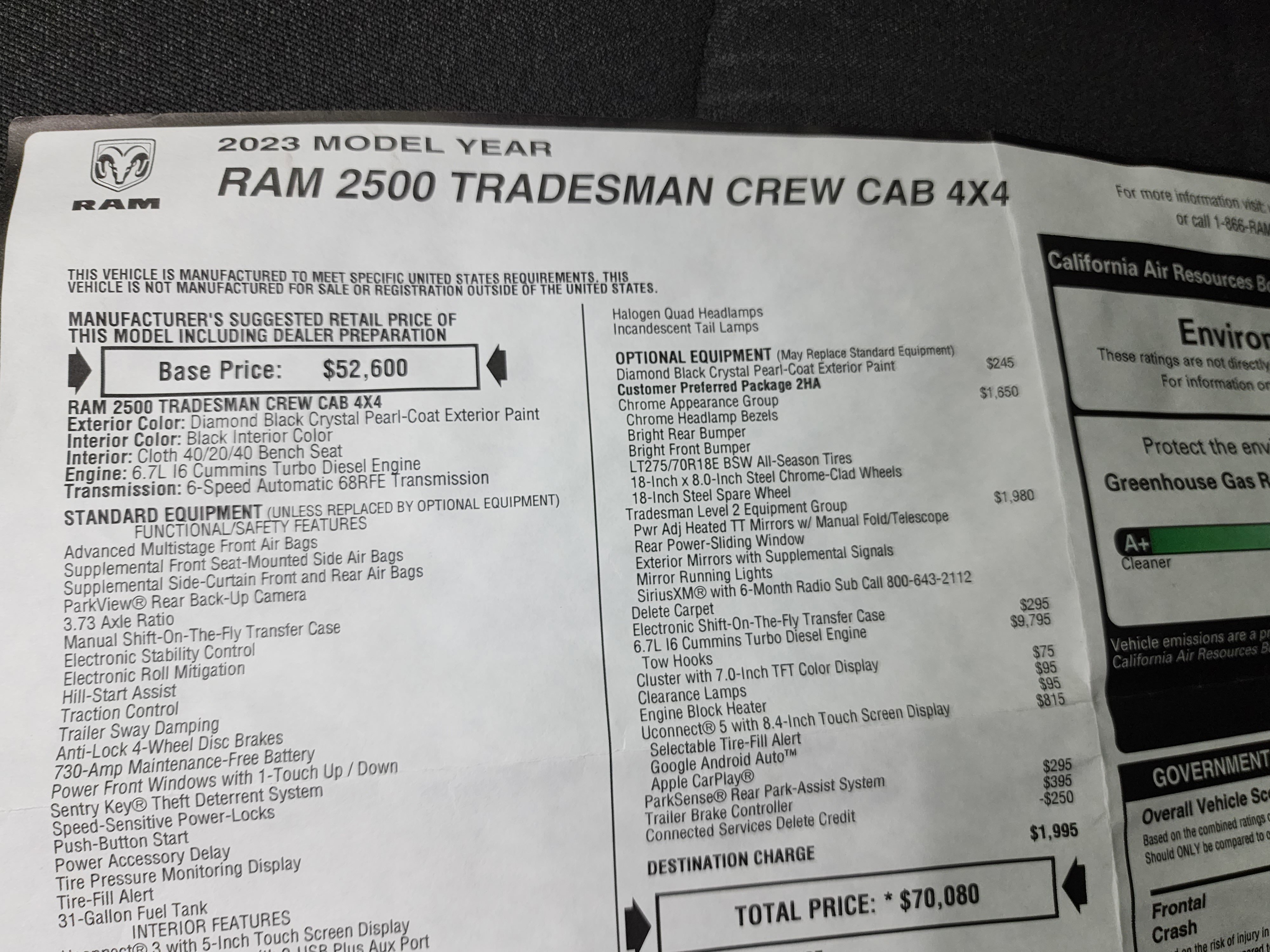 Used 2023 RAM 2500 Tradesman image 49
