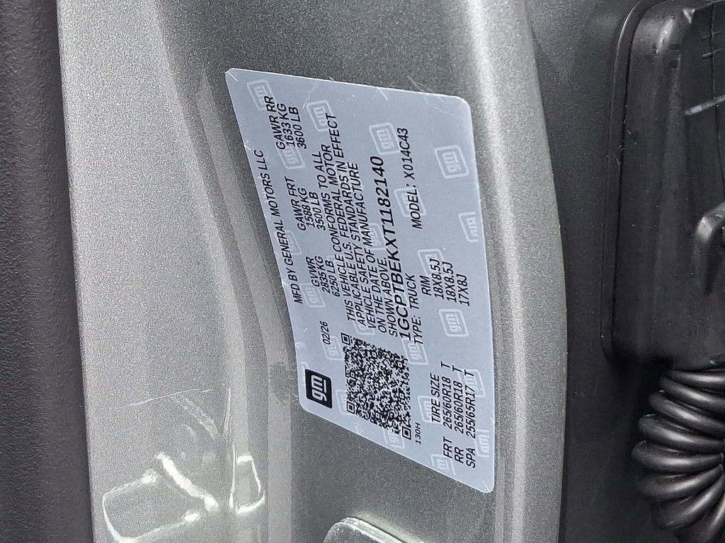 New 2026 Chevrolet Colorado W/T w/ WT Custom Package image 10