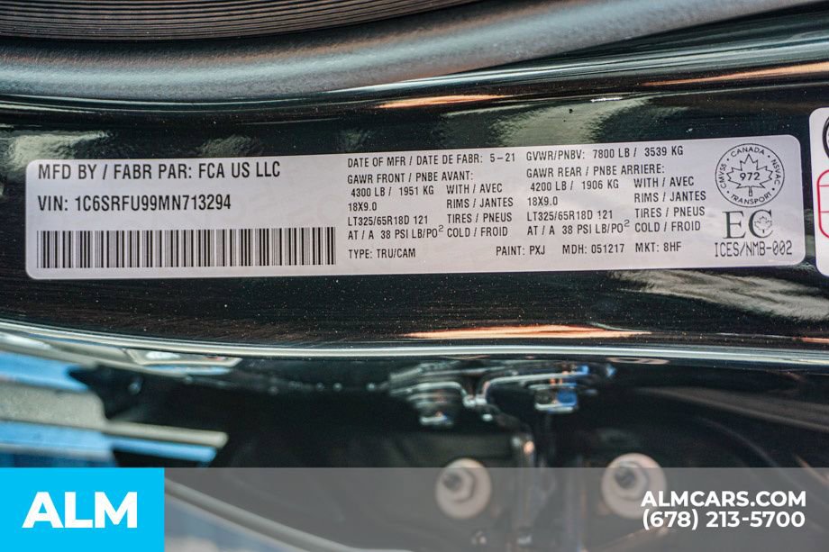 Used 2021 RAM 1500 TRX w/ TRX Level 2 Equipment Group image 62