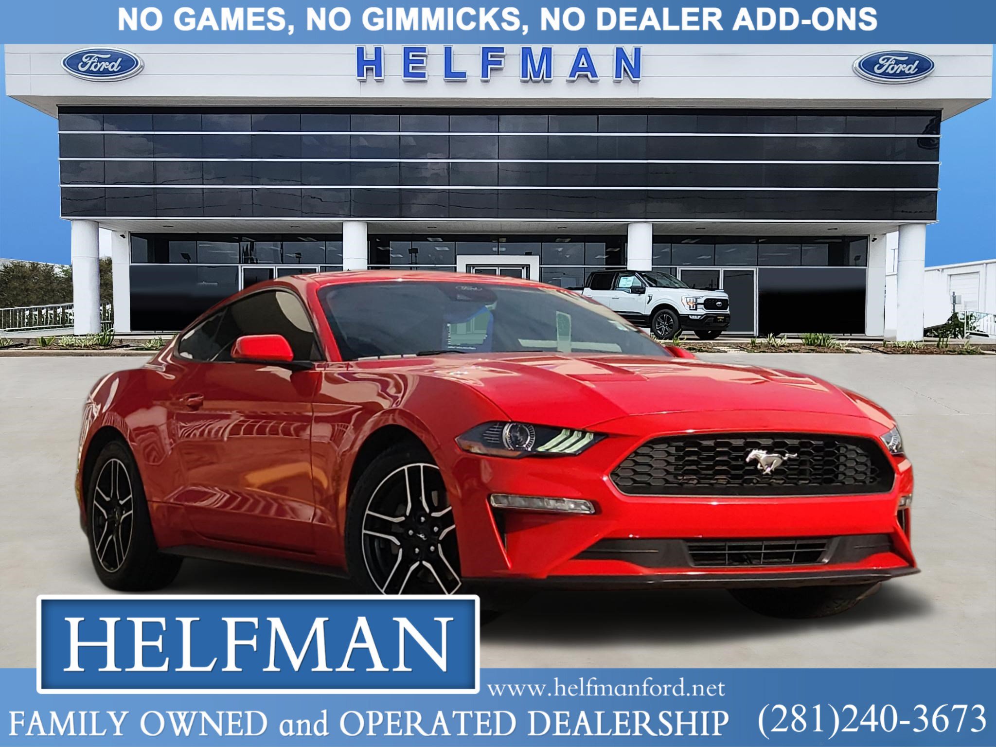 Used 2021 Ford Mustang Coupe w/ Equipment Group 101A RWD image 1