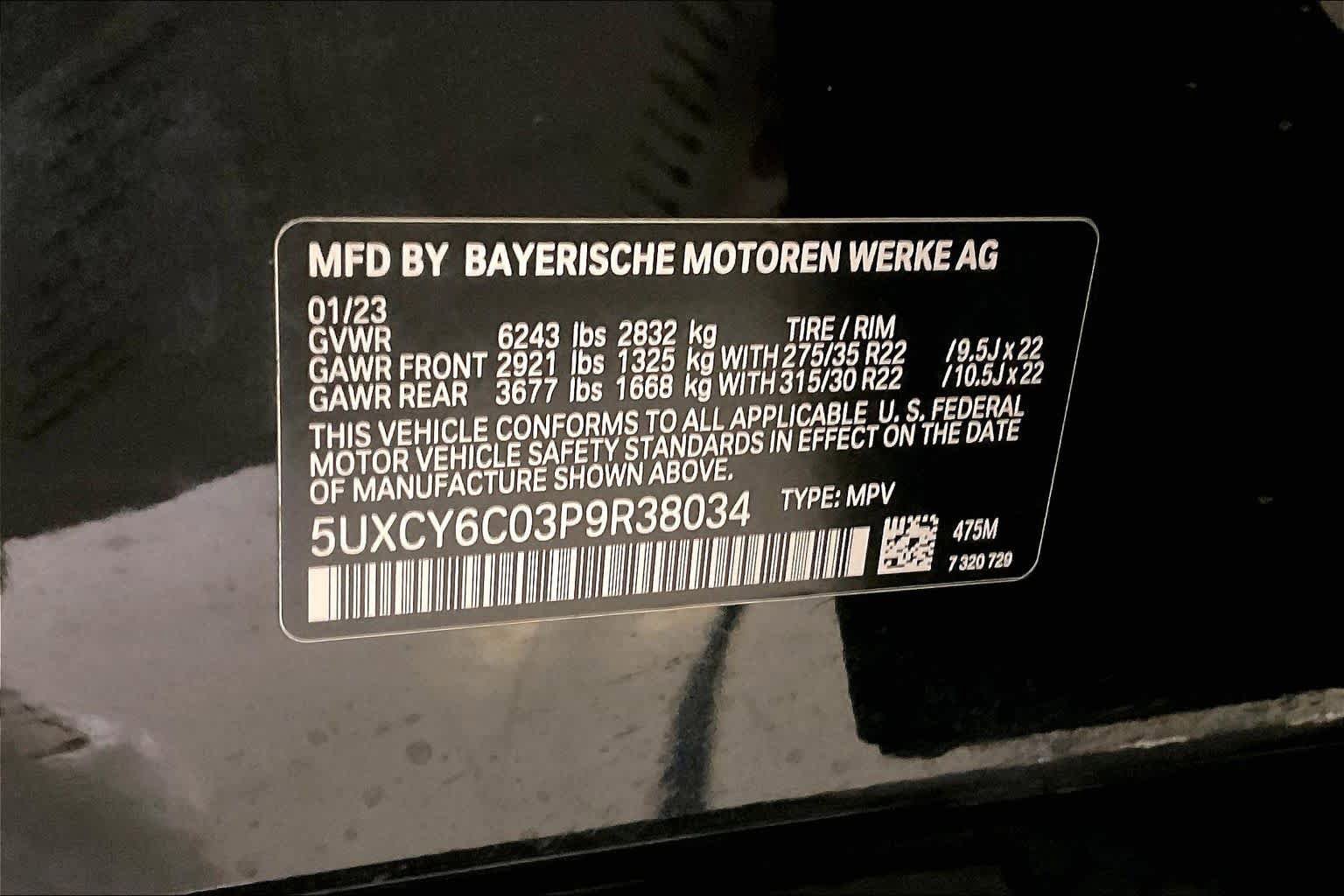 Used 2023 BMW X6 xDrive40i w/ M Sport Package AWD/4WD image 32