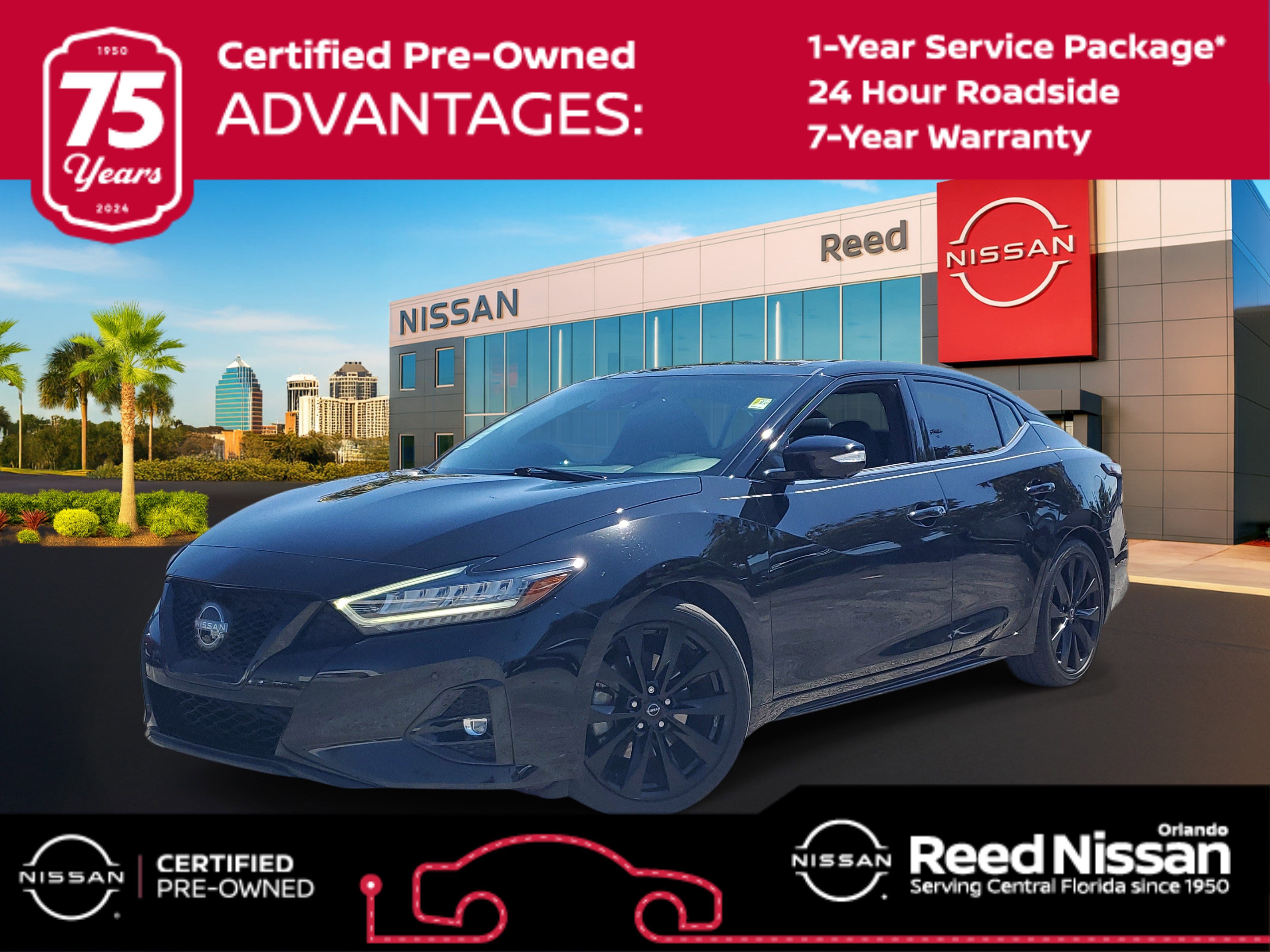 Certified 2023 Nissan Maxima SR w/ Sport Mat Group FWD image 1