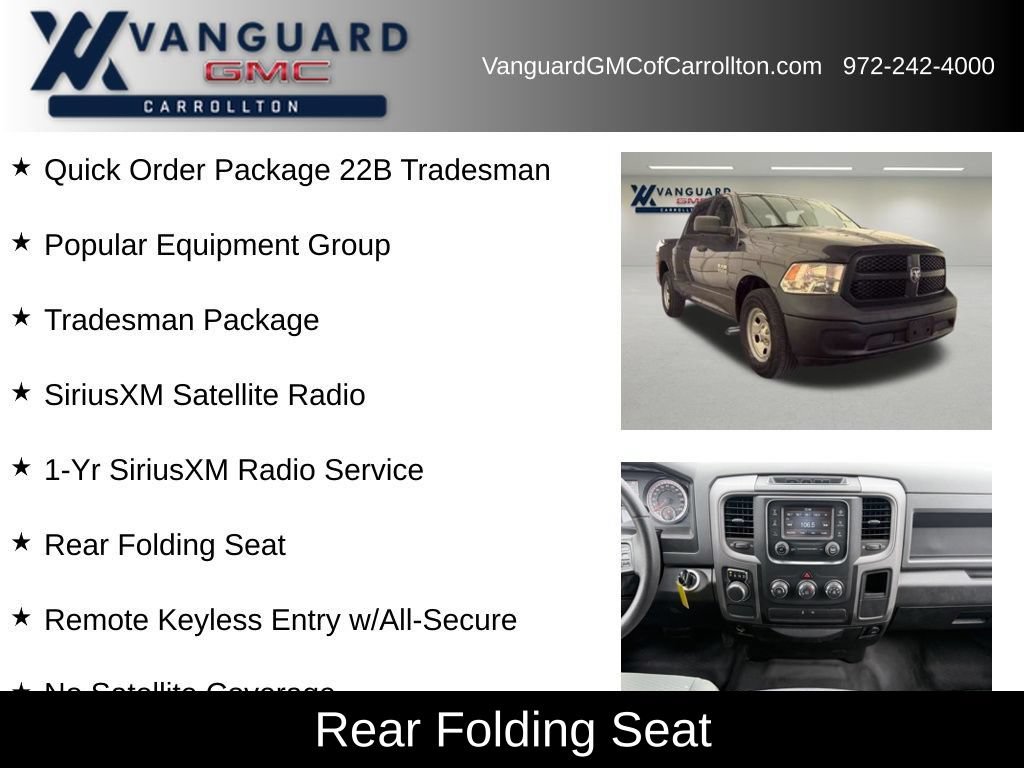 Used 2018 RAM 1500 Tradesman w/ Popular Equipment Group RWD image 7