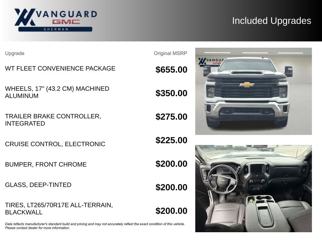 Used 2024 Chevrolet Silverado 2500 W/T w/ WT Fleet Convenience Package AWD/4WD image 9