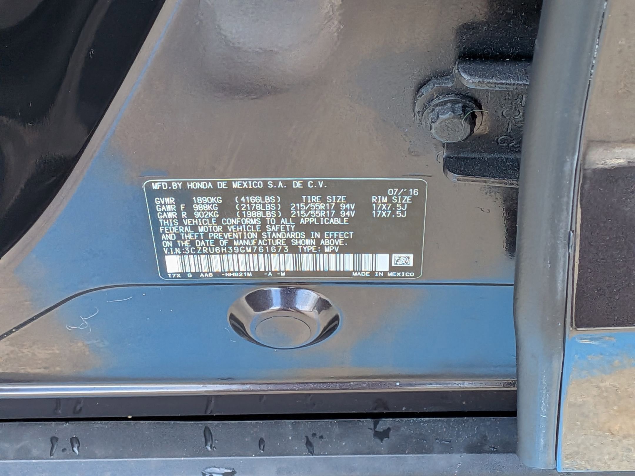 Used 2016 Honda HR-V LX image 29