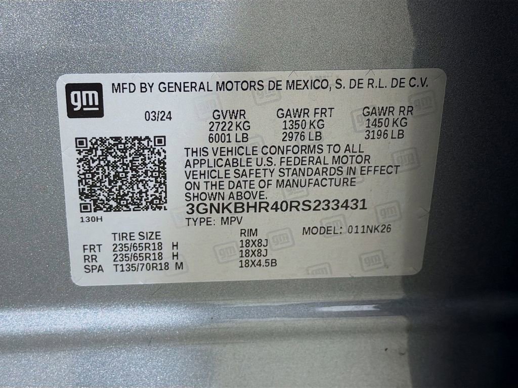 Used 2024 Chevrolet Blazer LT w/ LPO, Floor Liner Package AWD/4WD image 28
