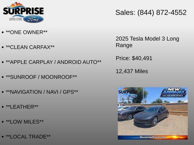 Used 2025 Tesla Model 3 Long Range AWD/4WD image 6