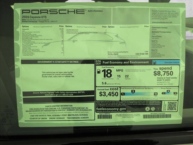 New 2026 Porsche Cayenne GTS image 18