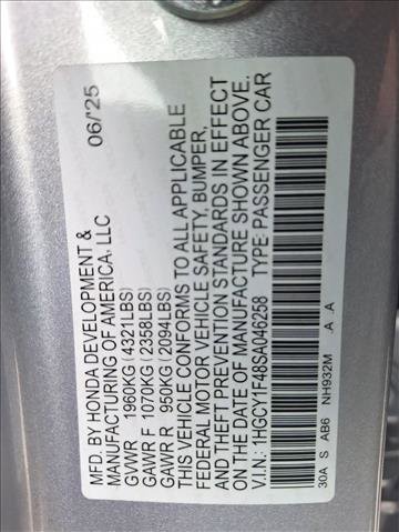 Used 2025 Honda Accord SE image 20