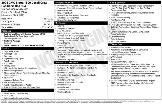 Used 2025 GMC Sierra 1500 Denali AWD/4WD image 5
