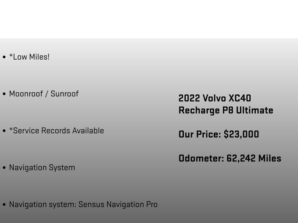 Used 2022 Volvo XC40 P8 Recharge Ultimate image 12