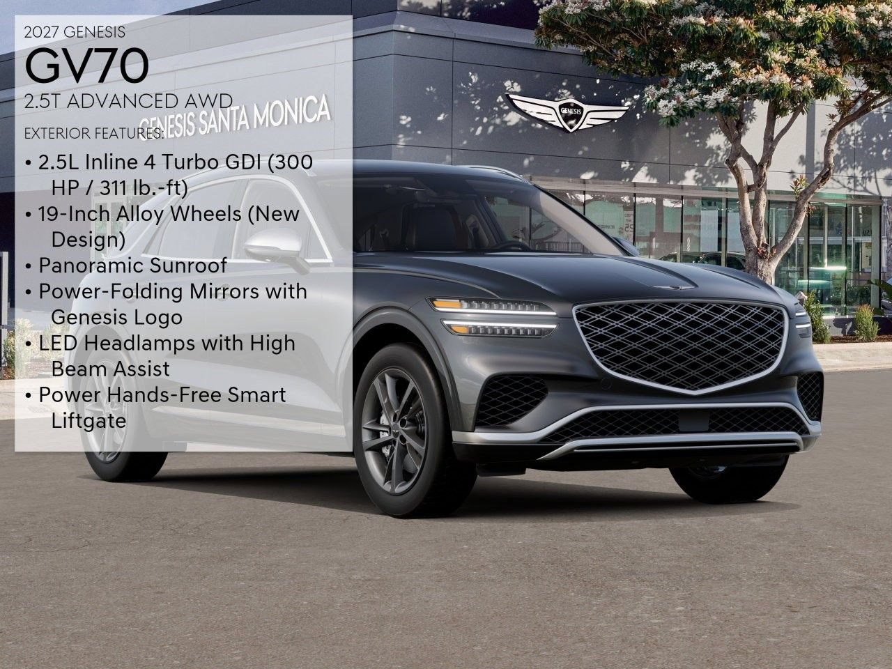 New 2027 Genesis GV70 2.5T Advanced AWD/4WD image 3