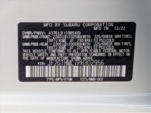 Used 2023 Subaru Crosstrek 2.5i Limited w/ Moonroof Package image 27