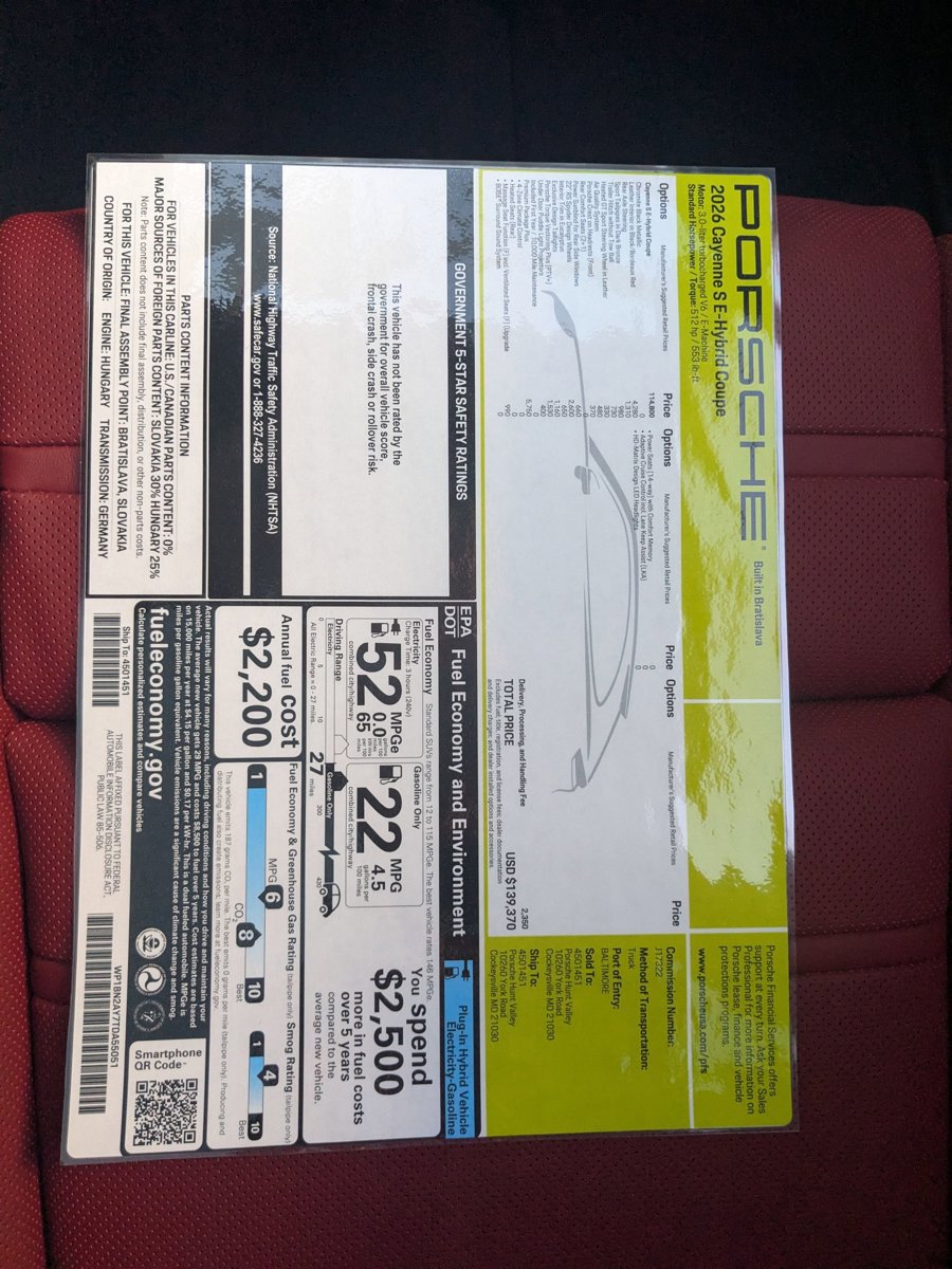 New 2026 Porsche Cayenne S image 30