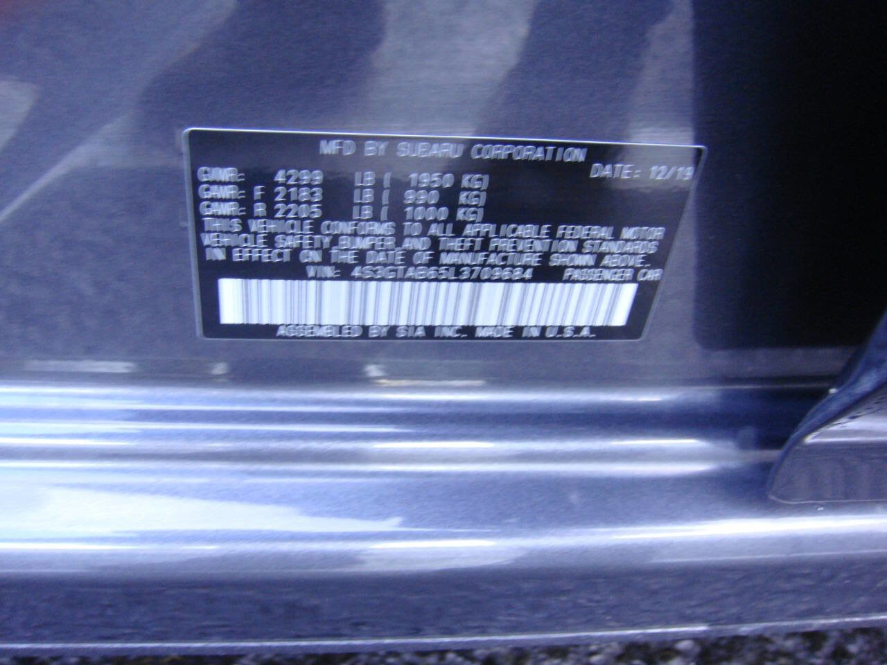 Used 2020 Subaru Impreza 2.0i image 19