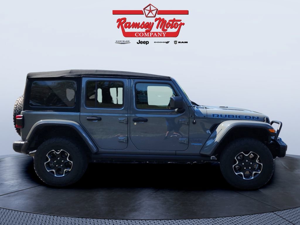 Used 2022 Jeep Wrangler Unlimited Rubicon 4xe w/ Steel Bumper Group image 6