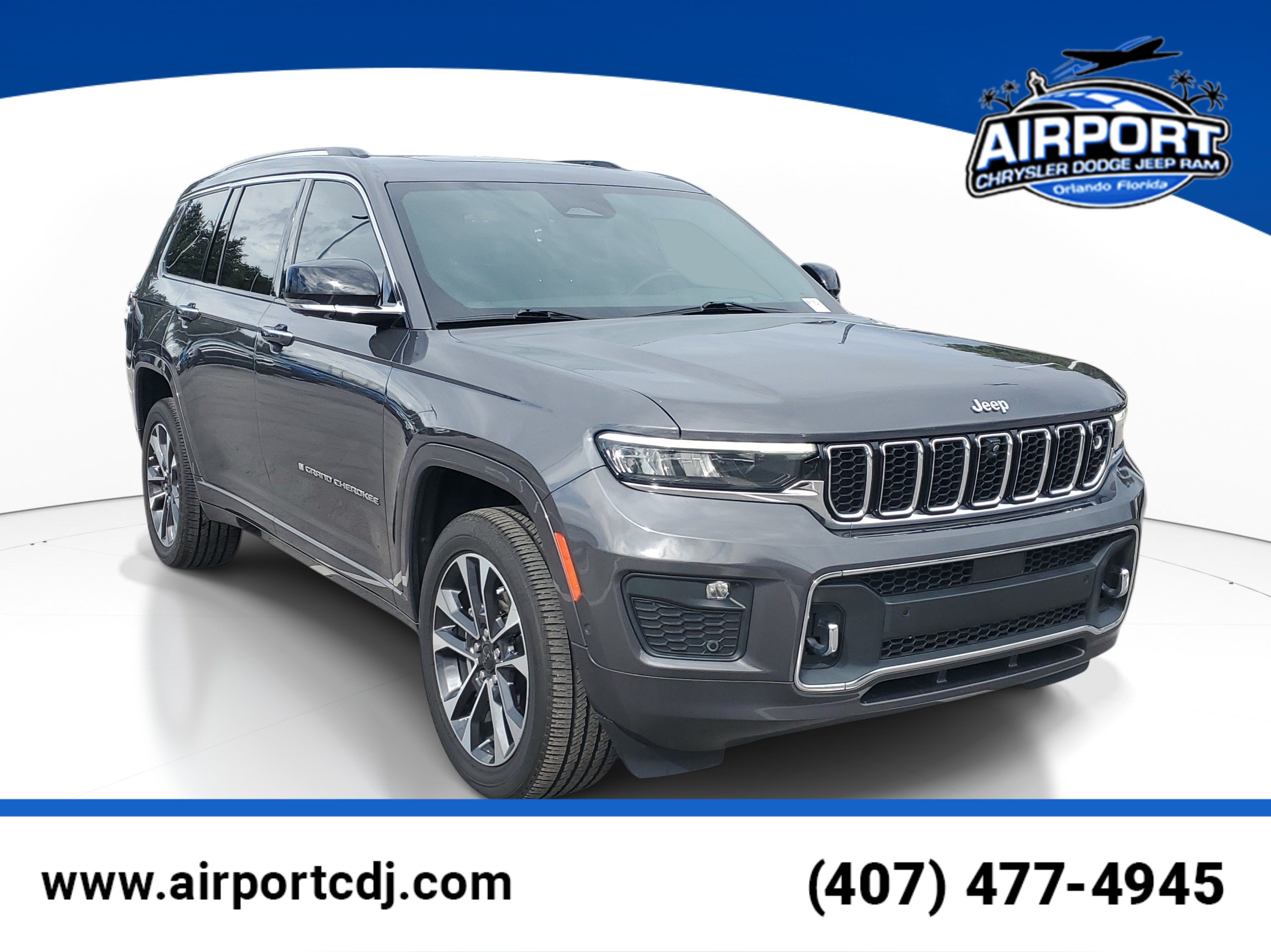 Used 2021 Jeep Grand Cherokee L Overland w/ Advanced Protech Group III AWD/4WD image 1