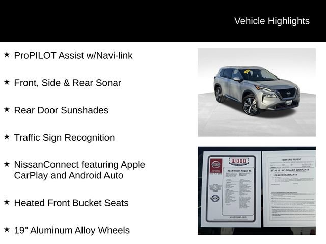 Used 2023 Nissan Rogue SL w/ SL Premium Package image 18