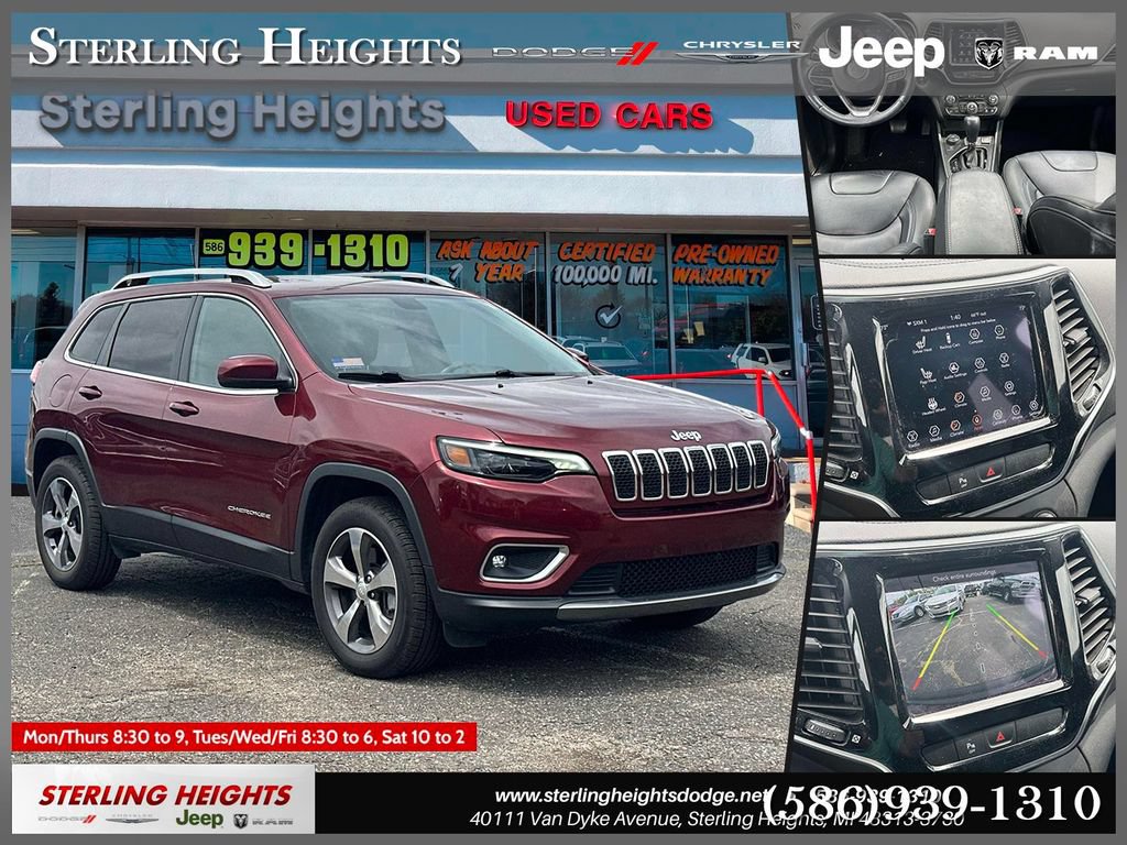 Used 2019 Jeep Cherokee Overland w/ Technology Group AWD/4WD image 1