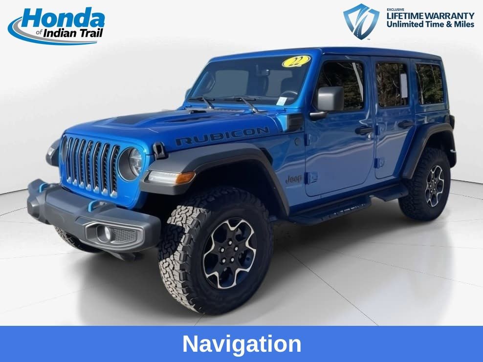 Used 2022 Jeep Wrangler Unlimited Rubicon 4xe image 1