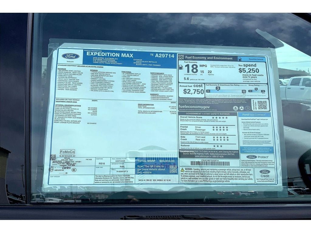 New 2026 Ford Expedition Max Platinum w/ Stealth Appearance Package AWD/4WD image 30
