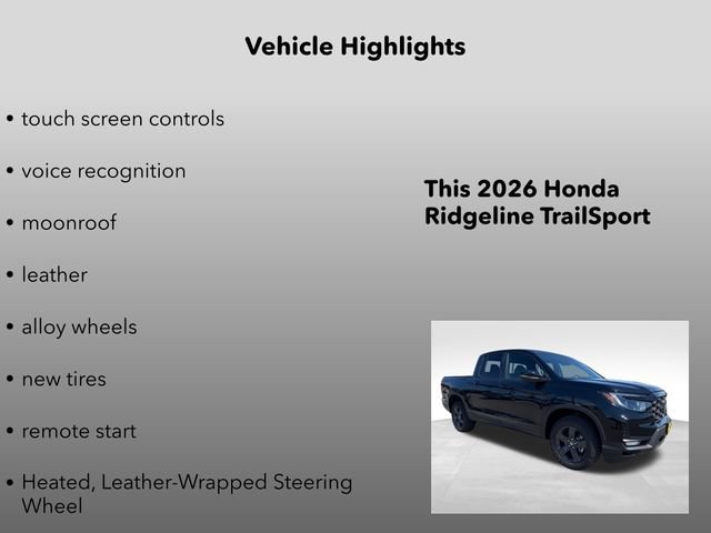 New 2026 Honda Ridgeline TrailSport image 15