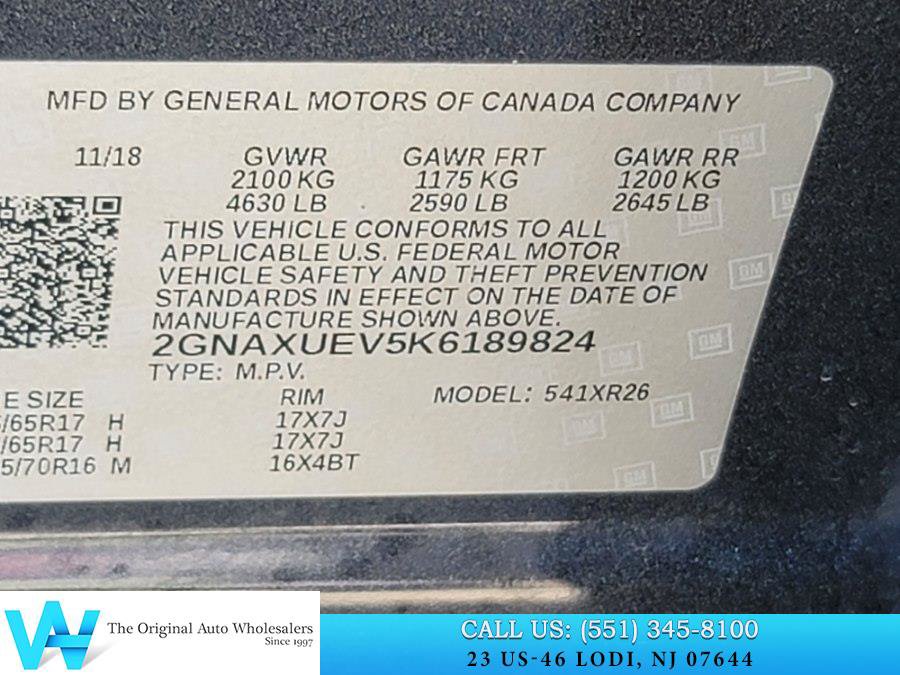 Used 2019 Chevrolet Equinox LT AWD/4WD image 26