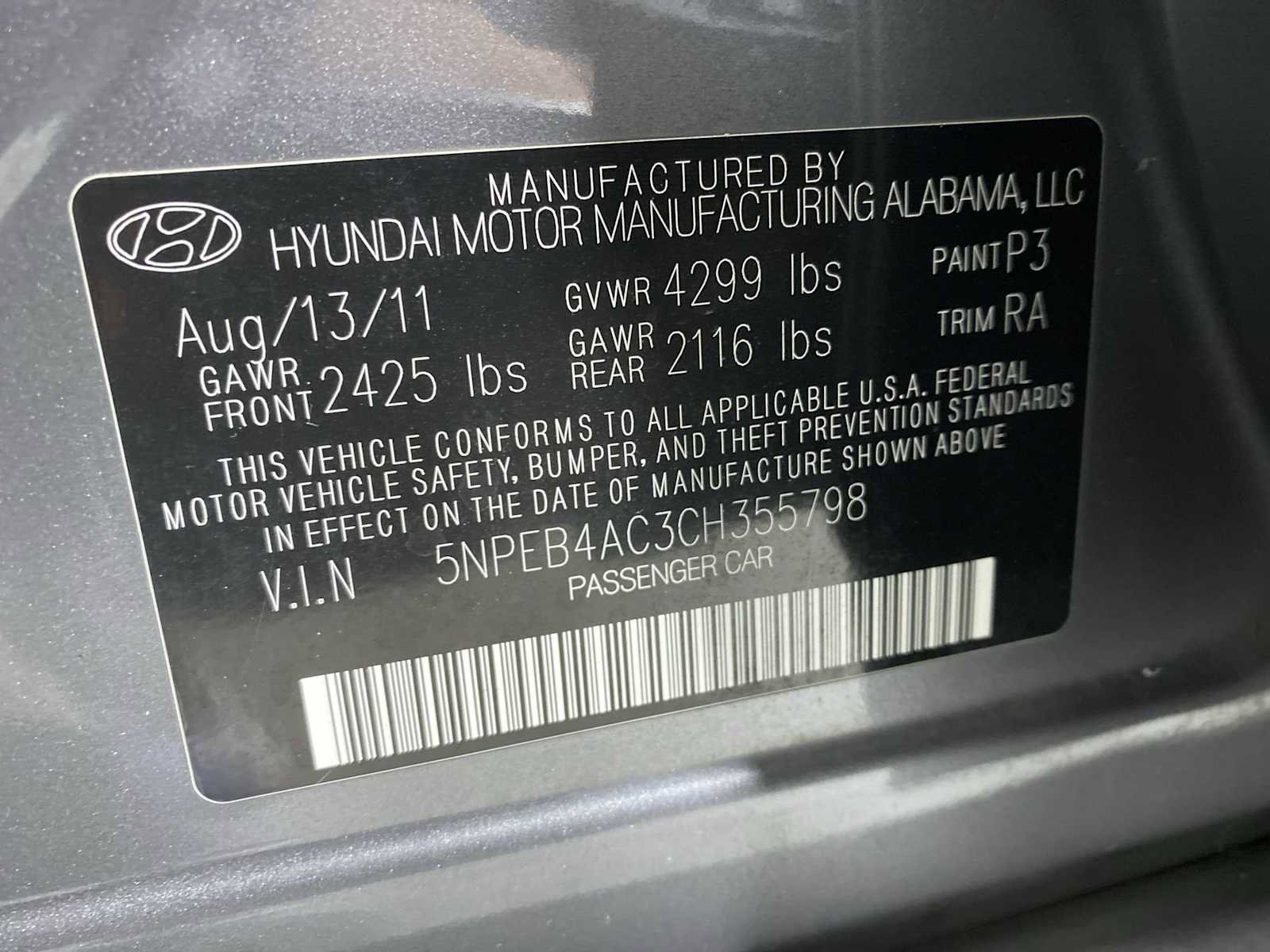 Used 2012 Hyundai Sonata GLS w/ Popular Equipment Pkg FWD image 21