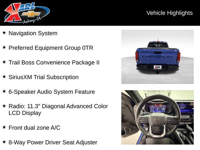 Certified 2025 Chevrolet Colorado Trail Boss AWD/4WD image 2